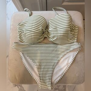 H&M Stripe Bikini